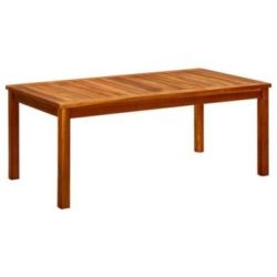 Ogrodowy stolik kawowy, 110x60x45 z, litego drewna akacjowego